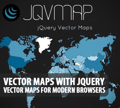 Vector Maps With jQuery, Vector Graphic Maps for Modern Browsers :JQVMAP