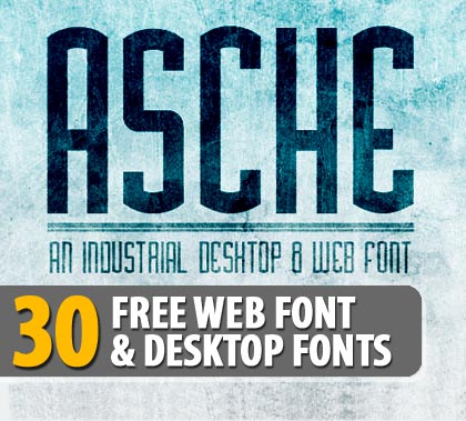  Fonts  Logo Design 2012 on Free Fonts  30 Web Font And Desktop Fonts   Fonts   Tech Design Blog