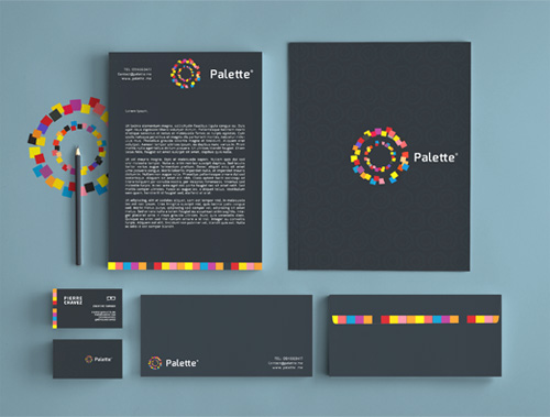 Palette / Visual Identity letterhead