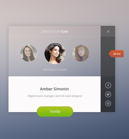 Create your team UI Designs and Concepts for Inspiration