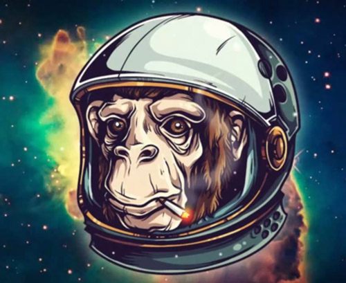 Create a Space Chimp Illustration Tutorial