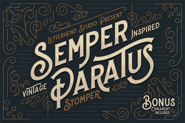 Stomper - A Vintage Display Font