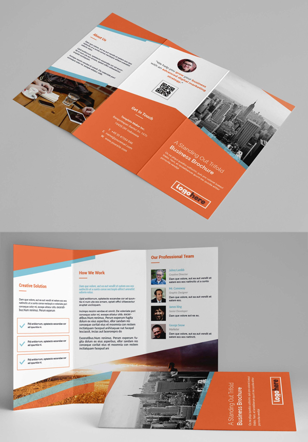 Fresh and Clean TriFold Brochure