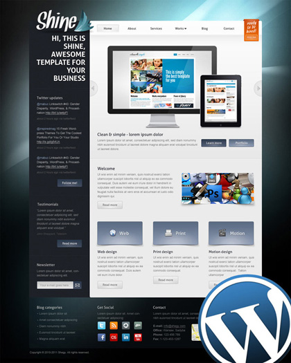 Web Interfaces: 40 Creative Web Interface Designs