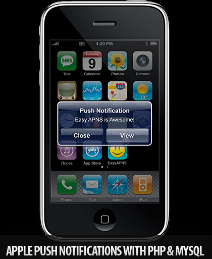 Apple Push Notification with PHP & MySQL: Easy APNs | iPhone Apps ...