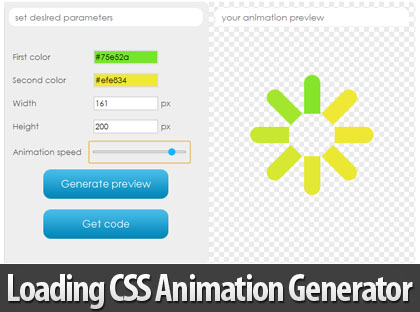 CSSLoad: Free CSS Loading Animation Generator For AJAZ & JQuery | jQuery |  Graphic Design Blog