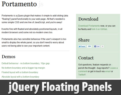 jquery-floating-panel