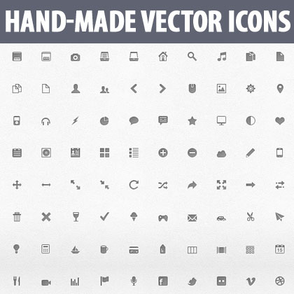 hand-made-vector-icons