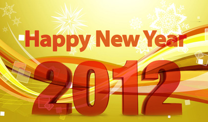 Happy New Year Wallpapers 2012