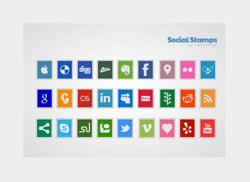 25 Sets of Free Social Media Icons