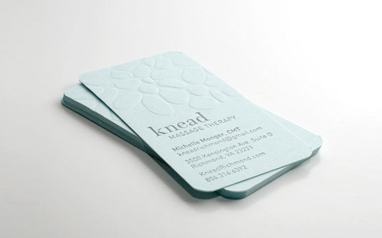 Rounded Corner Business Card Designs