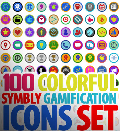 100-colorful-icon-set