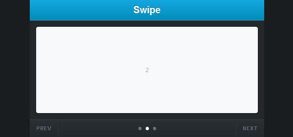 Mobile Slider: Swipe JS
