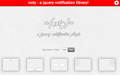 jquery notification plugin