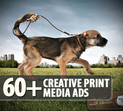 60 creative print media advertisements