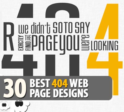 404 Web Page Designs