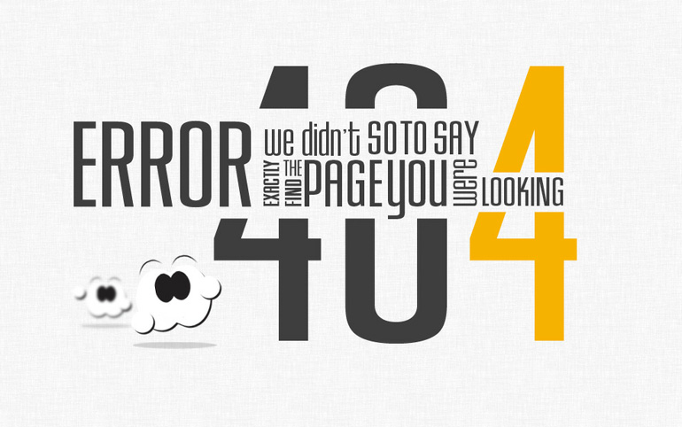 404 Web Page Design