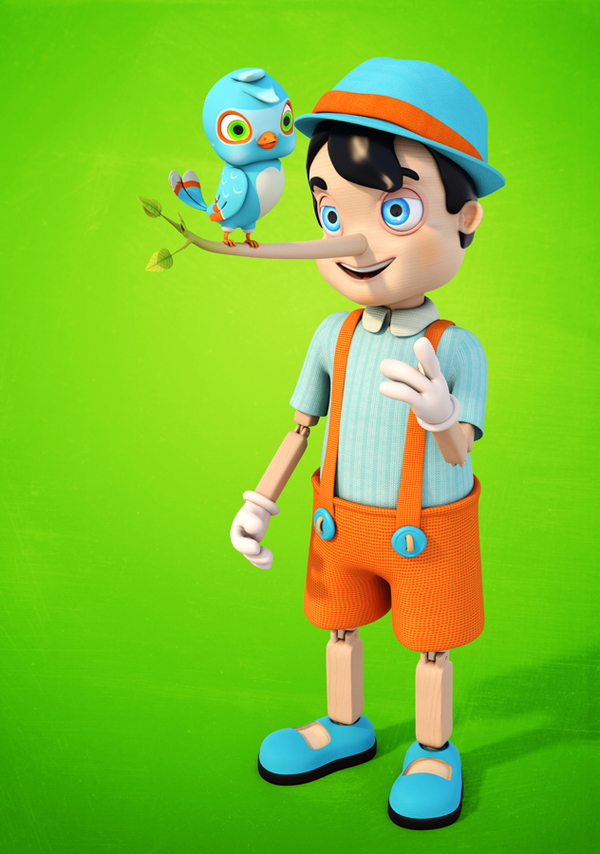 100 Well Design 3D Character Illustrations