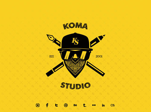Koma Studio Coming Soon Page Design