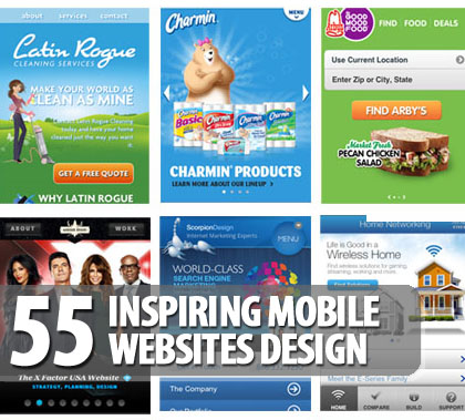 Mobile Websites Design 55 Inspiring Examples