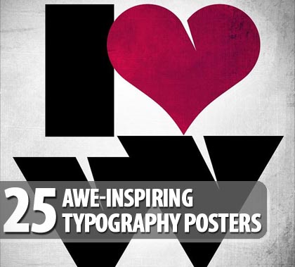 Awe-inspiring typography posters