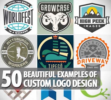 Custom Logo Design 50 Beautiful Examples