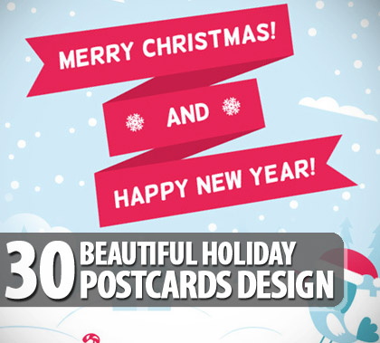 Holiday PostCards Design
