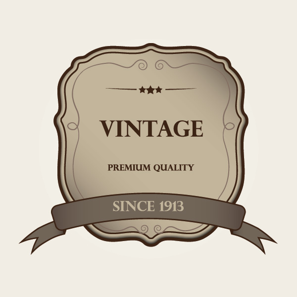 Vintage Label Vector Graphic