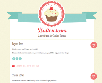 Buttercream Responsive WordPress Themes - 25