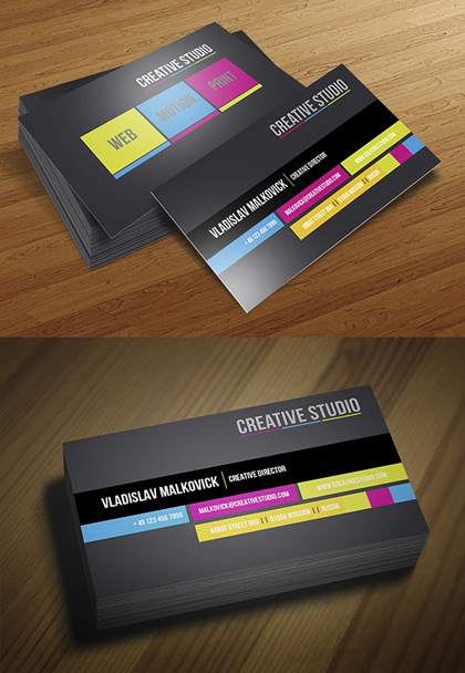 Modern Stylish Business Cards Design10