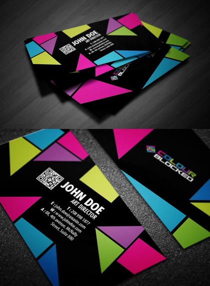 Modern Stylish Business Cards Design12