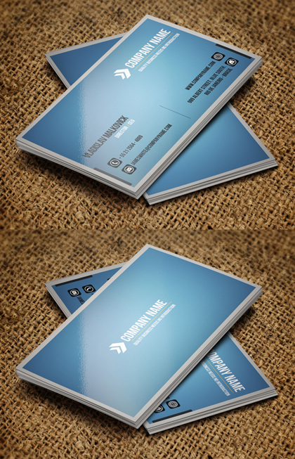 Modern Stylish Business Cards Design3