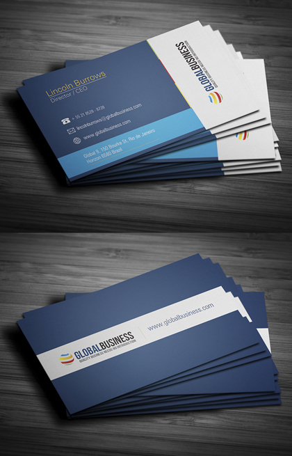 Modern Stylish Business Cards Design4