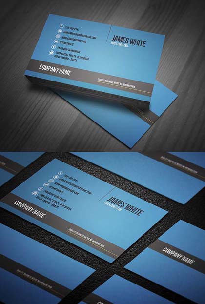 Modern Stylish Business Cards Design7