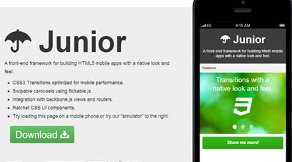 Junior: HTML5 front-End Framework