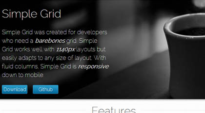 Simple Grid: CSS Grid System To Build Responsive Layouts