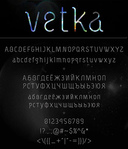 VETKA  freefonts - 05