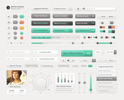 Free Psd UI Kits For Web and Mobile-30