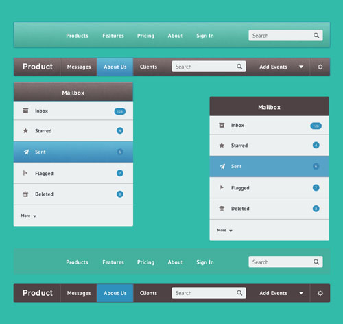 Free Psd UI Kits For Web and Mobile-41