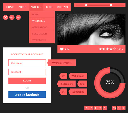 Free Psd UI Kits For Web and Mobile-5