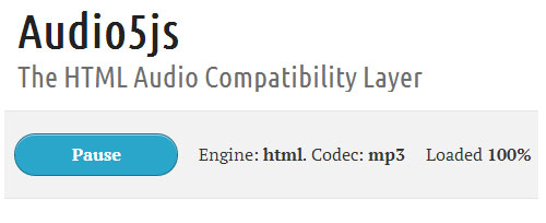 Audio5js: HTML5 Audio Library