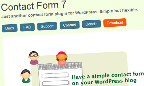 Contact Form 7 wordpress plugin