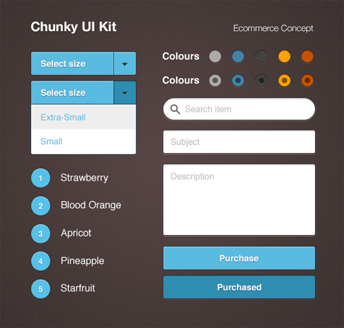 Flat UI Kits, Best for Web and App UI Design