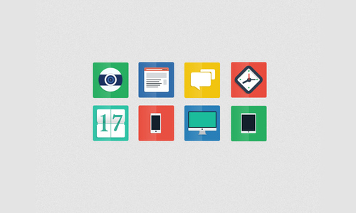 Freebie PSD – Flat Icons