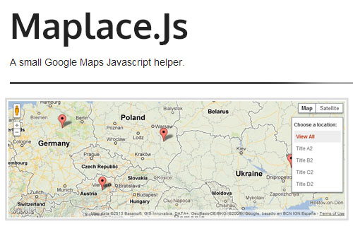 Maplaec.js: Google Maps Javascript Helper