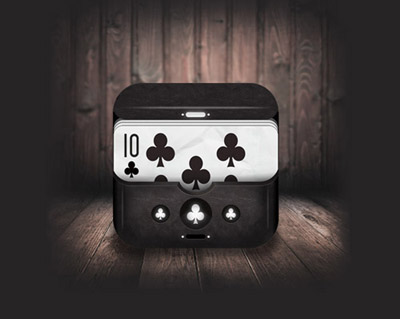 Poker mobile app icons