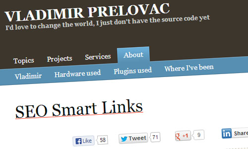 SEO Smart Links WordPress plguin
