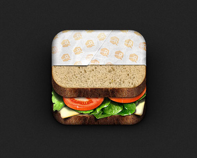 Sandwich mobile app icons