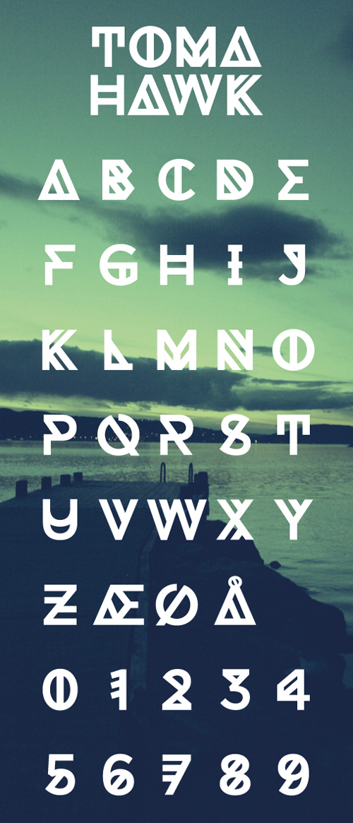 Tomahawk Free Fonts