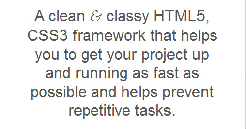 Workless: HTML5-CSS3 Framework for Building Cross-Browsers Websites